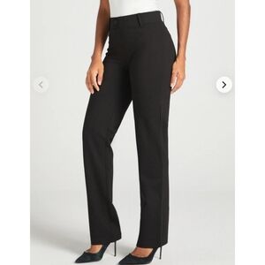 Betabrand Womens Small Petite Black Straight Leg DPYP Dree Pants Yoga Pants